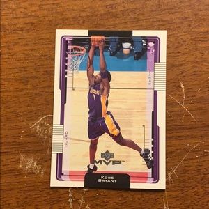 Rare kobe bryant mvp upper deck card